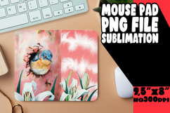 Joyful Mouse Mat Design PNG, Animals In Wall Product Image 1