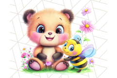 Cute Animal Friends Clipart PNG, Bright Spring Animal Duos Product Image 2