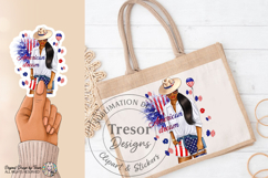 American Dream Patriotic Woman Design 4th of July USA Pride Product Image 11