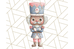 Nutcracker Clipart, Festive Holiday Toy Soldier PNG Art Product Image 2