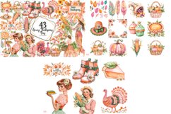 Groovy Retro Clipart Huge Bundle Product Image 5