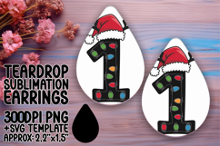 Playful Teardrop Design for Crafting , Christmas Product Image 1