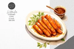 Thanksgiving clipart, Buttered carrot clipart, Autumn Product Image 1