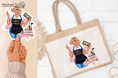 Boss Babe Lash Artist Blonde Woman PNG Sublimation Design Product Image 5