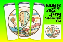 Beautiful Scenic Tumbler Wrap Sublimation for 20oz Product Image 1