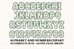 Baby Boy Digital Papers, Baby Boy doodle letters Product Image 5