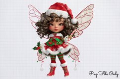 Beautiful Fairy Christmas Sublimation PNG Product Image 1