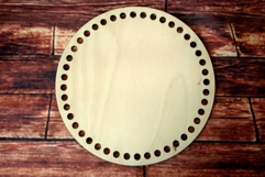 Plain round basket base 8 inch 20 cm digital file CDR SVG Product Image 11