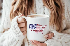 America SVG cut file in the shape of the country Product Image 2