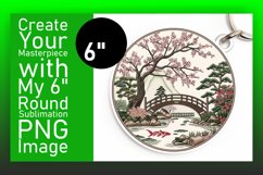 Beautiful Scenic Circle - Sublimation for Ornaments Product Image 1