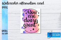 Affirmation cards PNG Bundle | Positive Affirmation Quotes Product Image 19