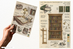 Ephemera Books Reading Junk Journal Pages - Junk Journal Pac Product Image 4