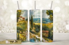Oil painting texture seamless tumbler wrap sublimation png Product Image 1