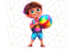 Bright Summer PNG Clipart, Printable Beach Graphics Product Image 2
