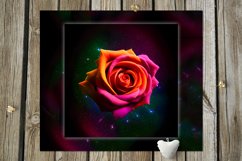 Space rose | Skinny tumbler Sublimation design bundle, JPG Product Image 10