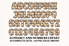 Thanksgiving Alphabet clipart, thanksgiving letters doodle Product Image 4