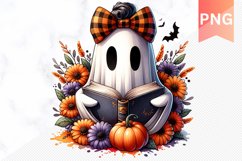 Halloween Ghost Sublimation - Halloween Clipart PNG Design Product Image 1