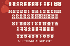 Norwester Varsity Stacked Monogram - Bold Athletic Font Product Image 9