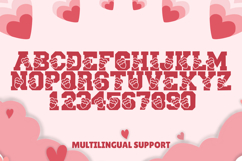 Norwester Valentine - Bold Varsity Love Font Product Image 9