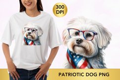 Patriot Dog 4th Of July Png American Product Image 1