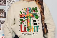 Christian Christmas Cross Sublimation, Jesus Christmas Png Product Image 2