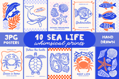 Coastal Wall Art, Sea Animal Posters Product Image 1