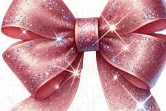 Pink Coquette Aesthetic Bow PNG Sticker, Elegant Chinoiserie Product Image 5