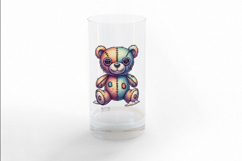 Teddy Bear Stitched Doll Halloween Voodoo PNG Cute Product Image 3