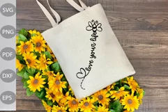 Love Your Life SVG Design/ Positive Quote SVG Cut Files Product Image 2