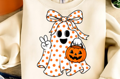 Spooky Ghost Friends Halloween PNG, Halloween PNG, Boo PNG Product Image 2