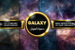 Galaxy Digital Papers - 04 variations Product Image 1