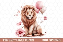 Pink Baby Shower Clipart Product Image 1