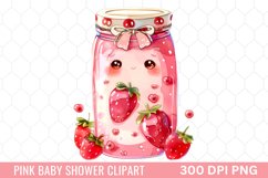 Pink Baby Shower Clipart Product Image 1