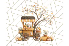 Woodland Apple Orchard Festival PNG Fall Clipart Product Image 2