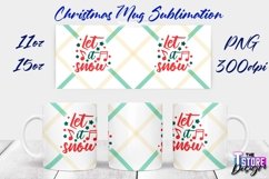 Christmas Mug Sublimation|Winter 11 oz|15 oz Mug Sublimation Product Image 1
