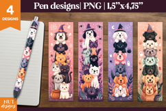 Funny Halloween dog pen designs. Waterslide pen wraps Product Image 1