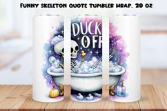Funny skeleton Tumbler Wraps BUNDLE|PNG, 20 oz. Product Image 9