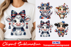 Bow Kitty Clipart PNG Product Image 1