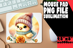 Whimsical Desk Pad Sublimation Ideas, Cute Animals Product Image 1