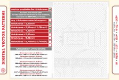 Christmas clutch purse v74 aser cut vector Glowforge file Product Image 10