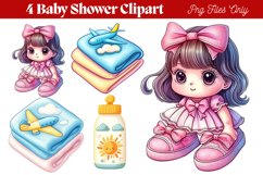 Baby Shower Clipart PNG Product Image 1