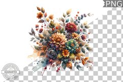 Flowers Sublimation - Clipart PNG Bundle Product Image 11