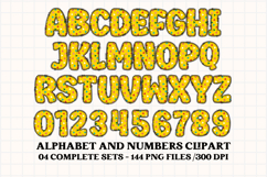Christmas Alphabet png clipart, christmas letters doodle Product Image 4