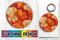 Vibrant Abstract Inflated Puff Sublimation Designs Product Image 1