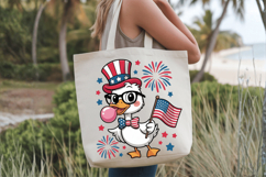 Patriotic Eagle, 4th of July Duck PNG T-Shirt|4th of July PN Product Image 6