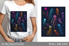 Jellyfish T-Shirt Sublimation. Jellyfish Sublimation Product Image 1
