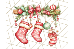 Christmas Dinosaur PNG Clipart, Cute Dino Holiday Art Png Product Image 2