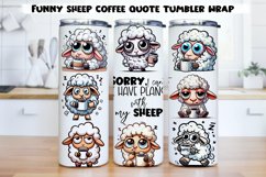 Funny coffee quote Tumbler Wrap designs|PNG, 20 oz. Product Image 11