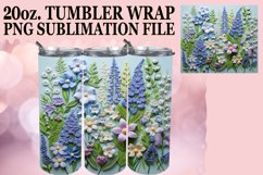 Embroidered Floral Tumbler Bliss Product Image 1