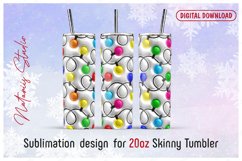 Trendy 3D Inflated Puff Christmas Pattern - 20oz TUMBLER Product Image 1